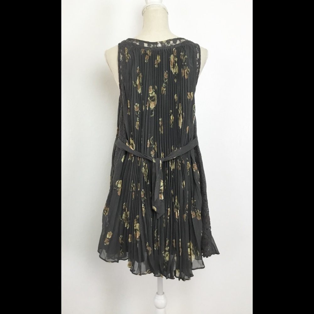 Free People Pleated Tent Dress Floral - Picture 7 of 7